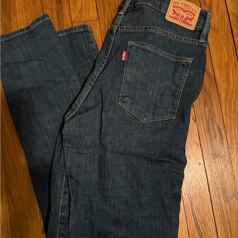 Levis‎ 311 Shaping Skinny Jeans Womens 29 Dark Wash Indigo Denim Stretch Pants